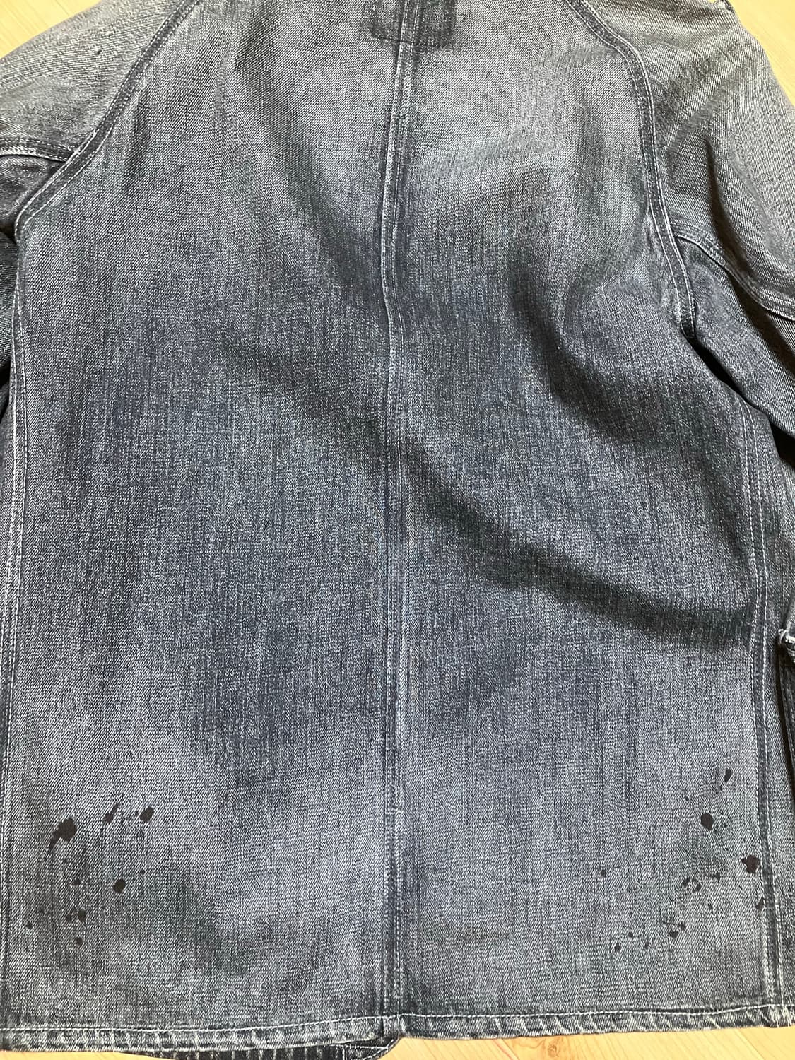 네이버후드 데님커버올 자켓 흑청 상품이미지2