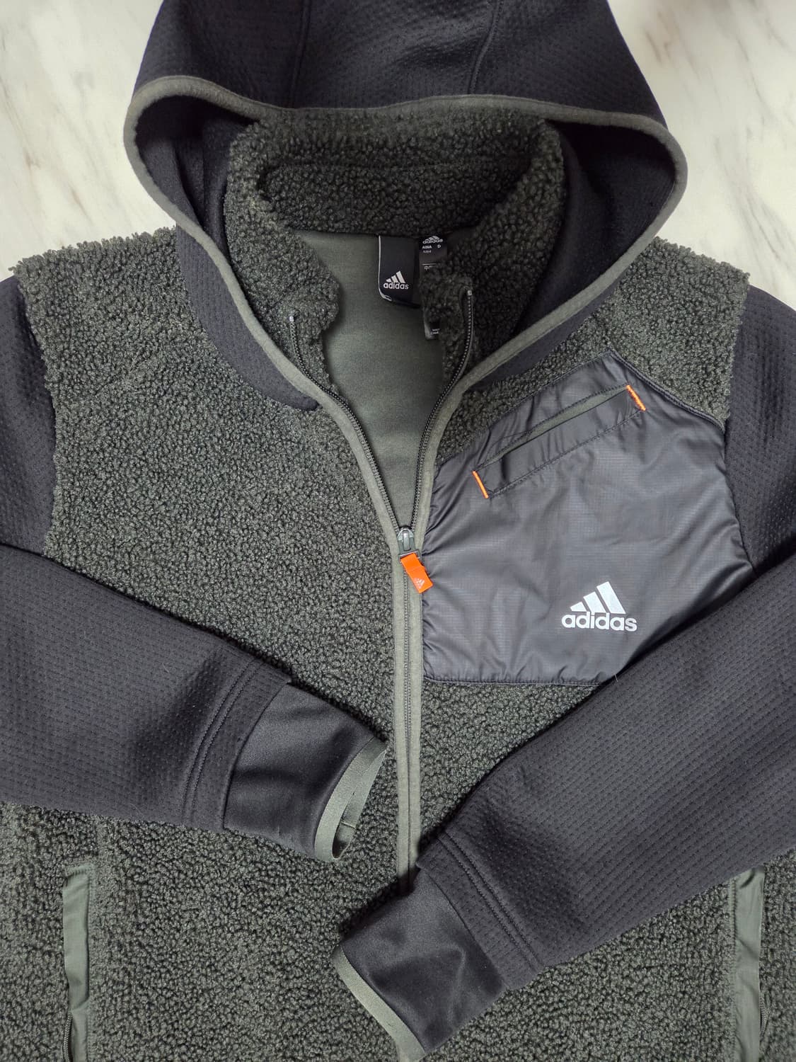 아디다스 플리스 후드집업 상품이미지3