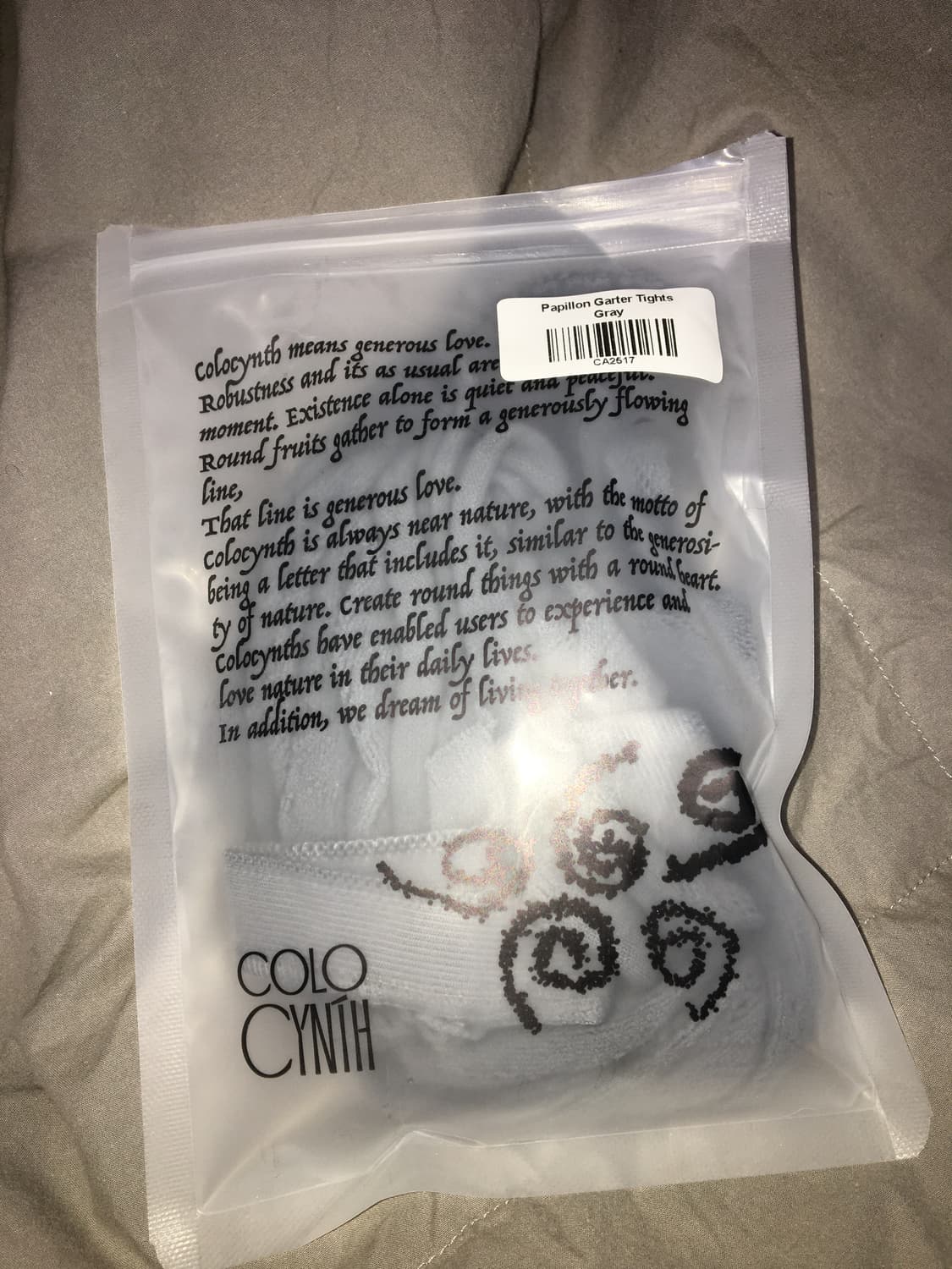 콜로신스 가터 타이즈 그레이 상품이미지4