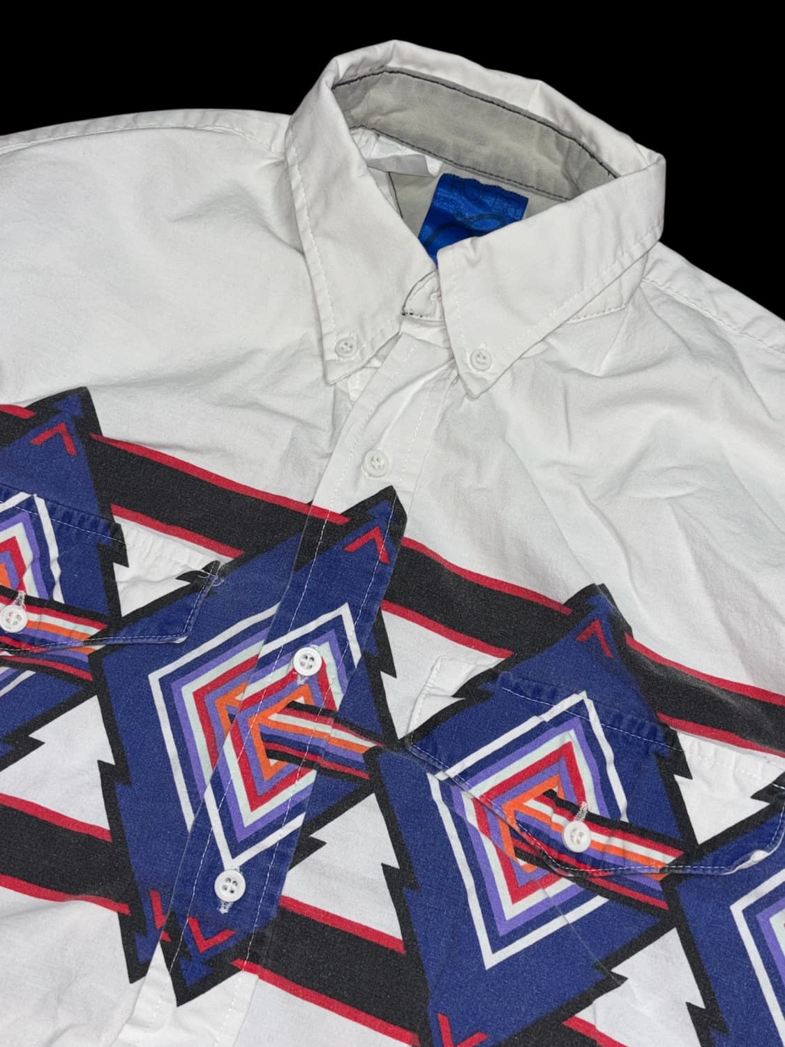 빈티지 인디언 아즈텍 패턴 웨스턴 셔츠 상품이미지6