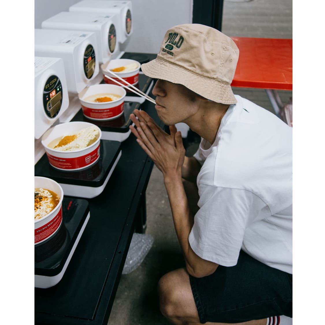 [L/XL] 폴로 양면 벙거지 버킷햇 모자 상품이미지4