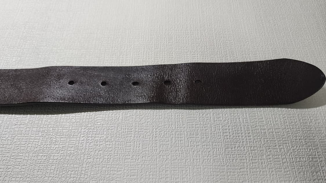 통가죽 벨트 브라운 색상 상품이미지6