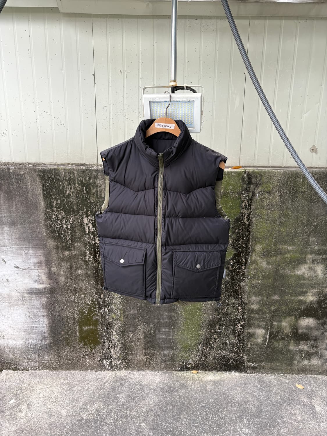 spiewak 스피왁 양면 덕다운 패딩 베스트 상품이미지3