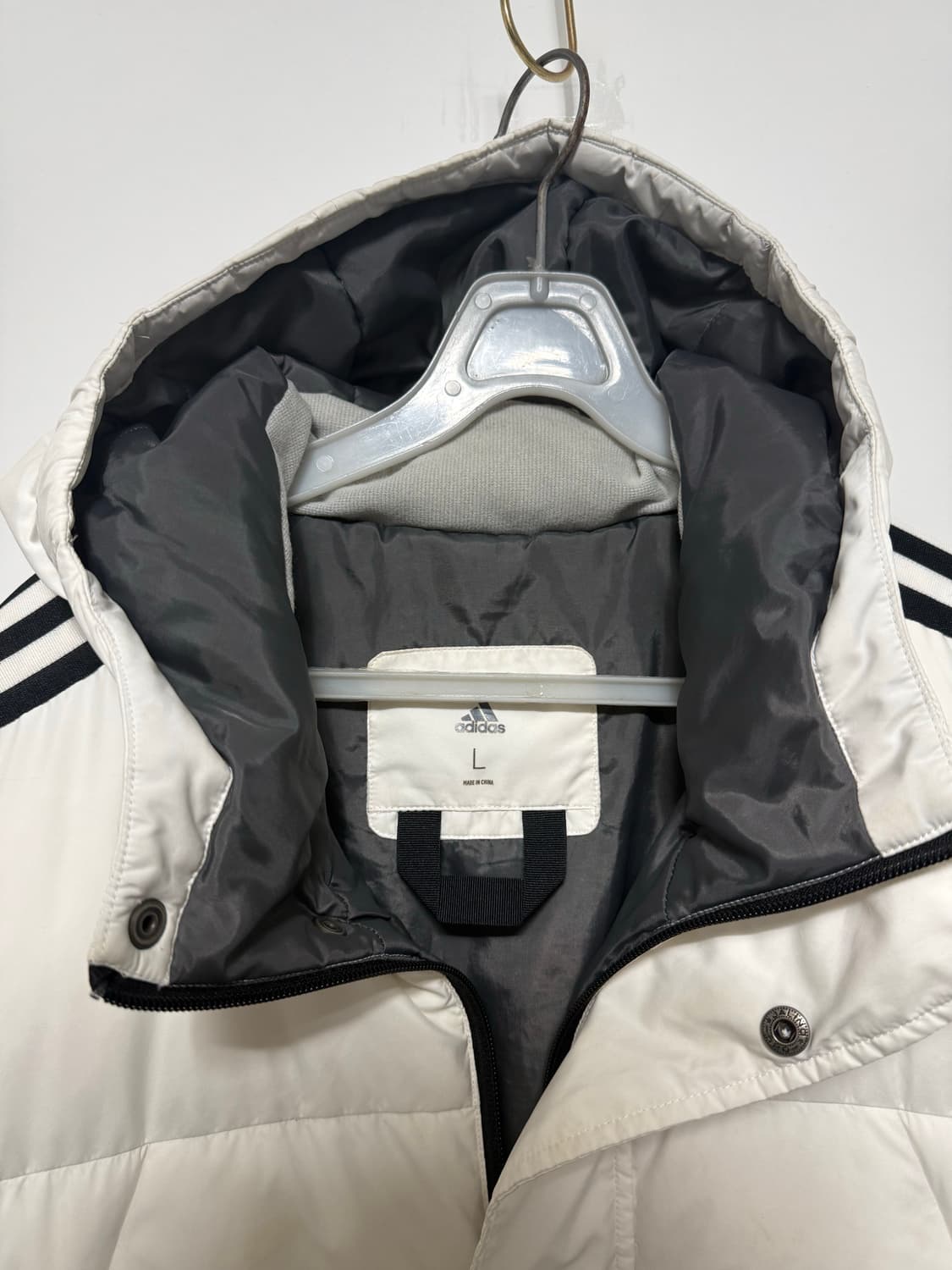 아디다스 롱패딩 화이트 L 상품이미지2