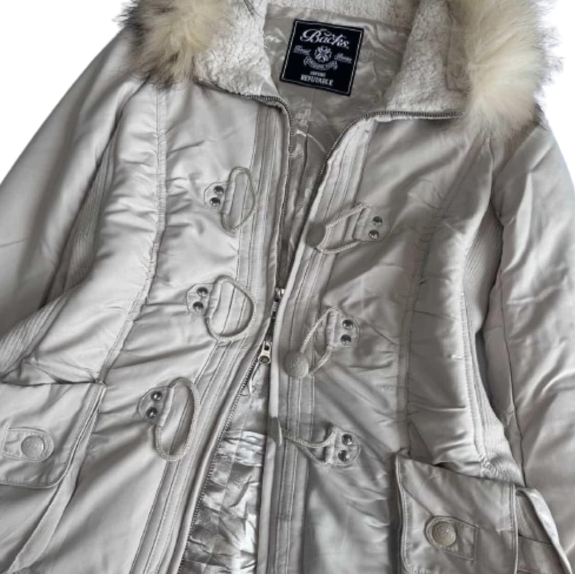 backs Y2k 야상패딩 핀터레스트 갸루패딩 버클디테일 상품이미지3