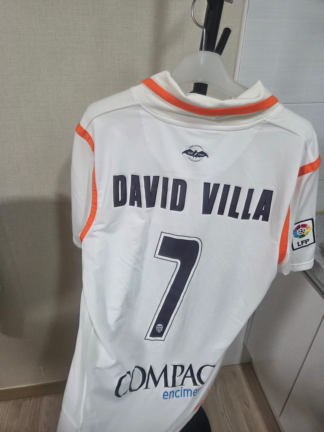 2007-08 발렌시아 홈 L 다비드비야 유니폼 상품이미지2