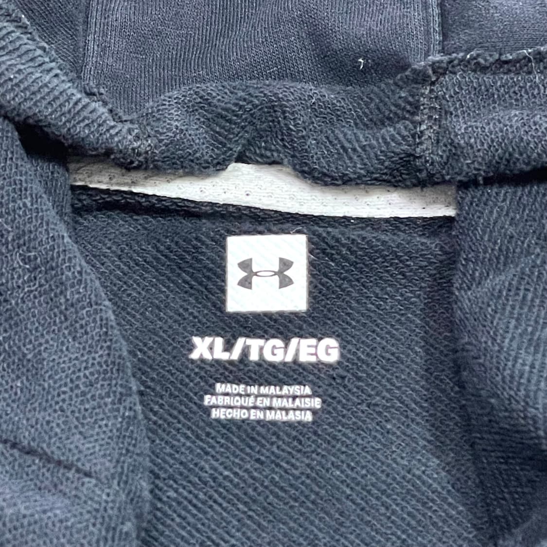 언더아머 블랙 후드티셔츠 여성XL 상품이미지3