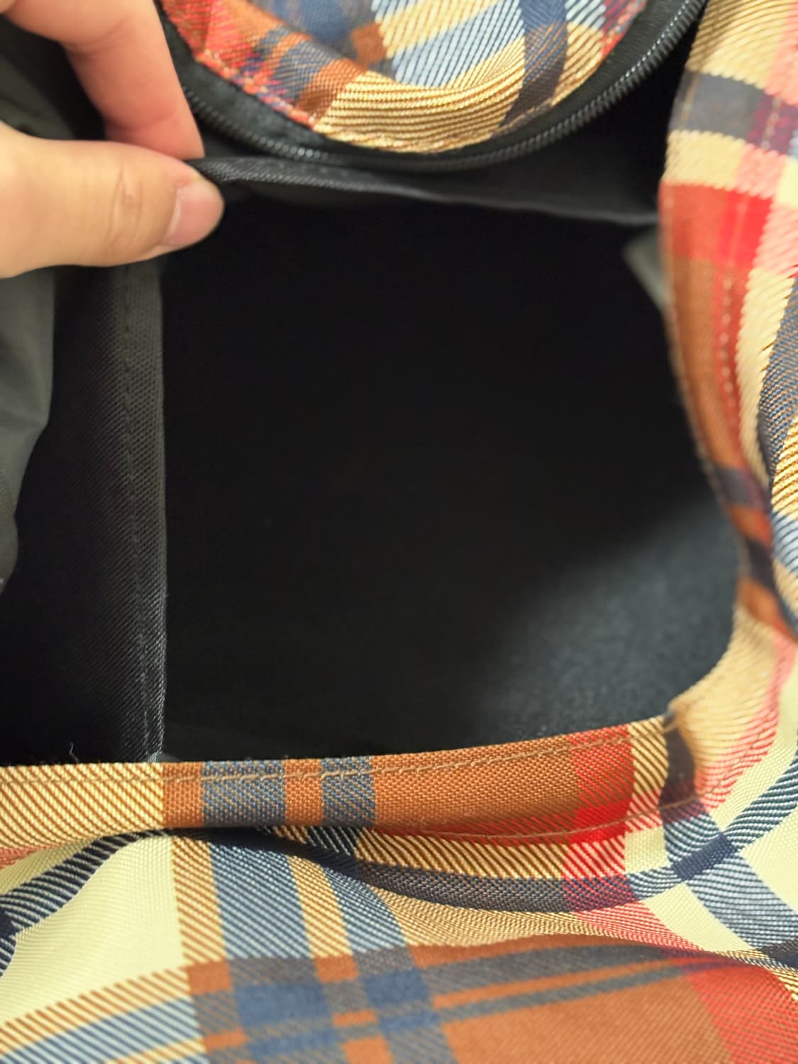 베이프 레드 체크 백팩 (희귀 매물) 상품이미지7