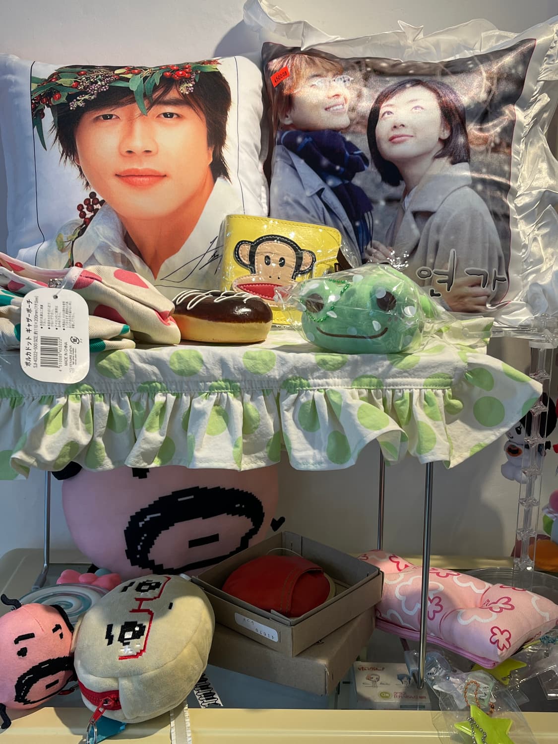 겨울연가 욘사마 & 최지우 새틴 쿠션 ⛄️ 상품이미지5