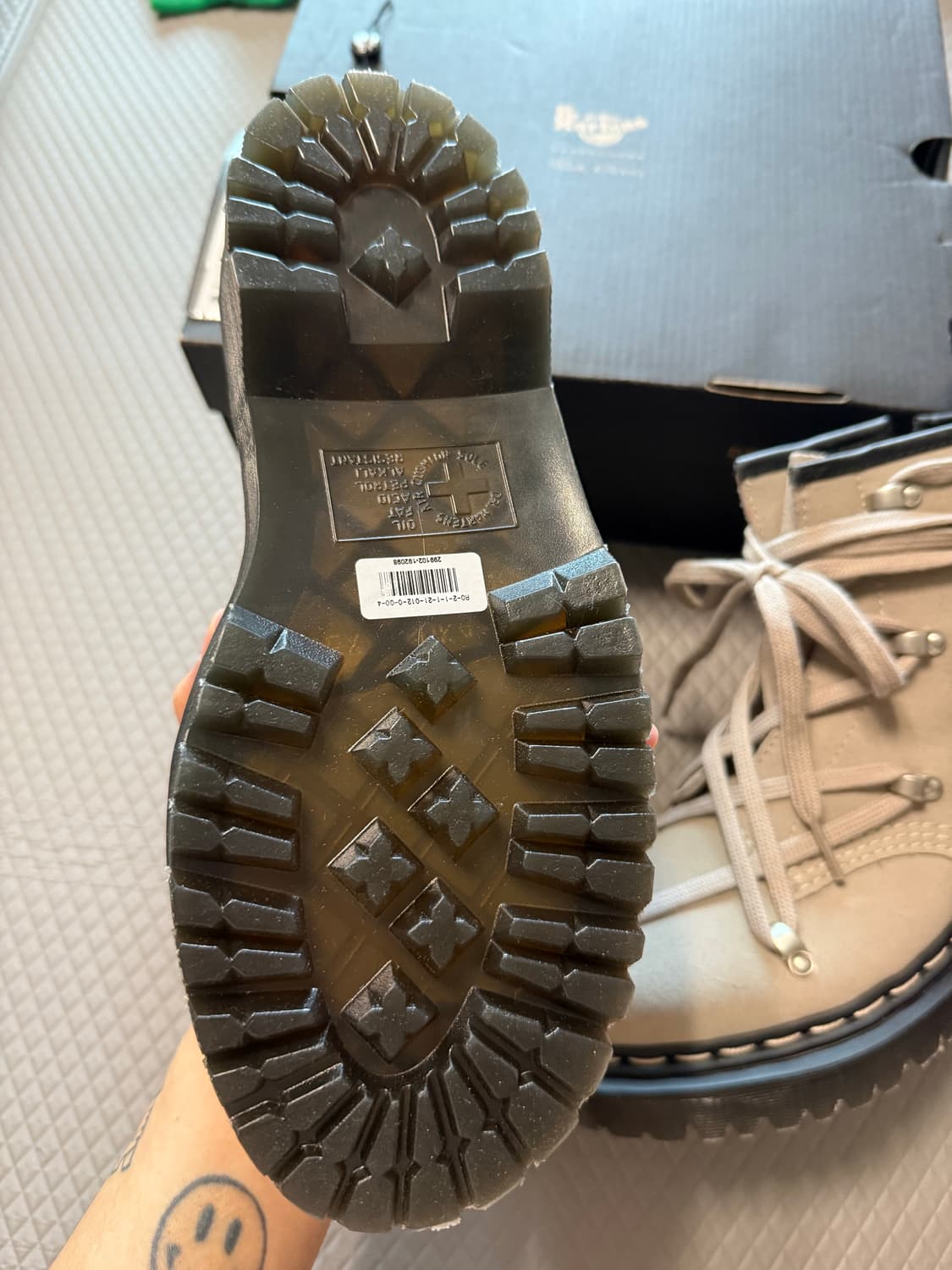 (UK 4) (정가양도,풀박스) 닥터마틴 릭오웬스 스웨이드 부츠 상품이미지2