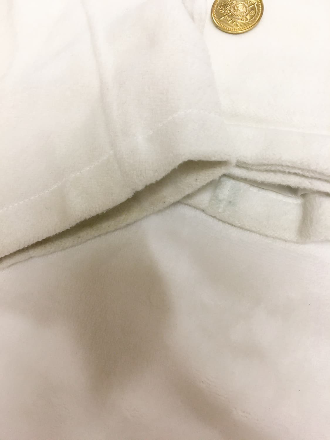 아이보리 더블버튼 숏 코트 오네갸루 y2k 상품이미지6