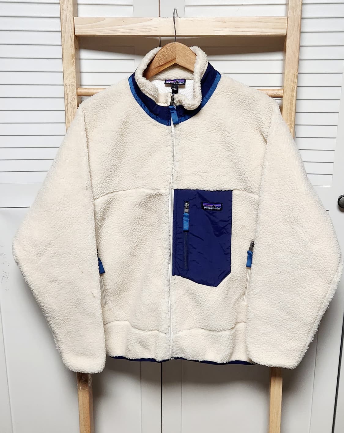 파타고니아 레트로 아이보리 후리스 플러스 자켓 상품이미지1