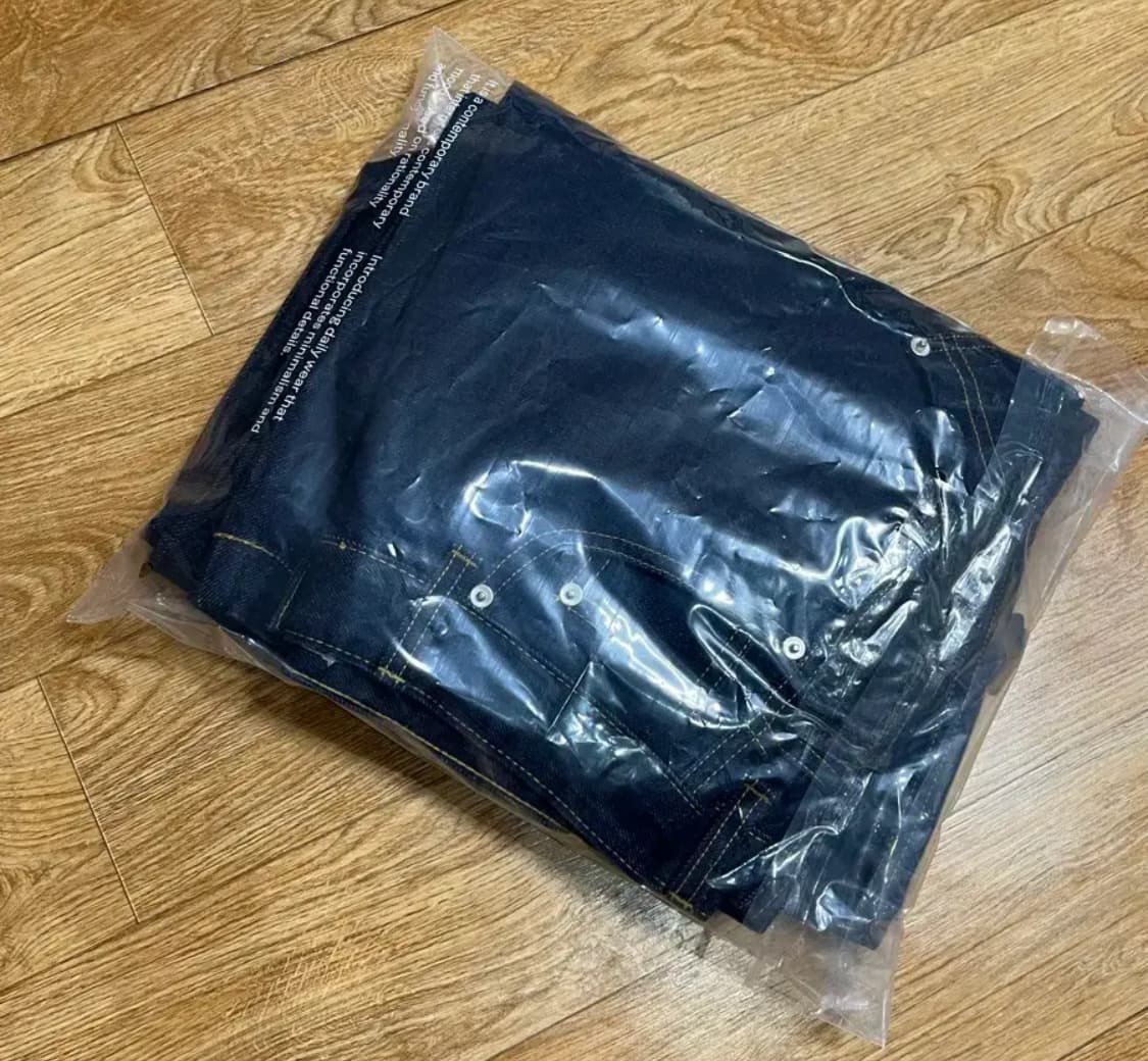 9999아카이브 - DOUBLE KNEE DENIM PANTS 상품이미지3