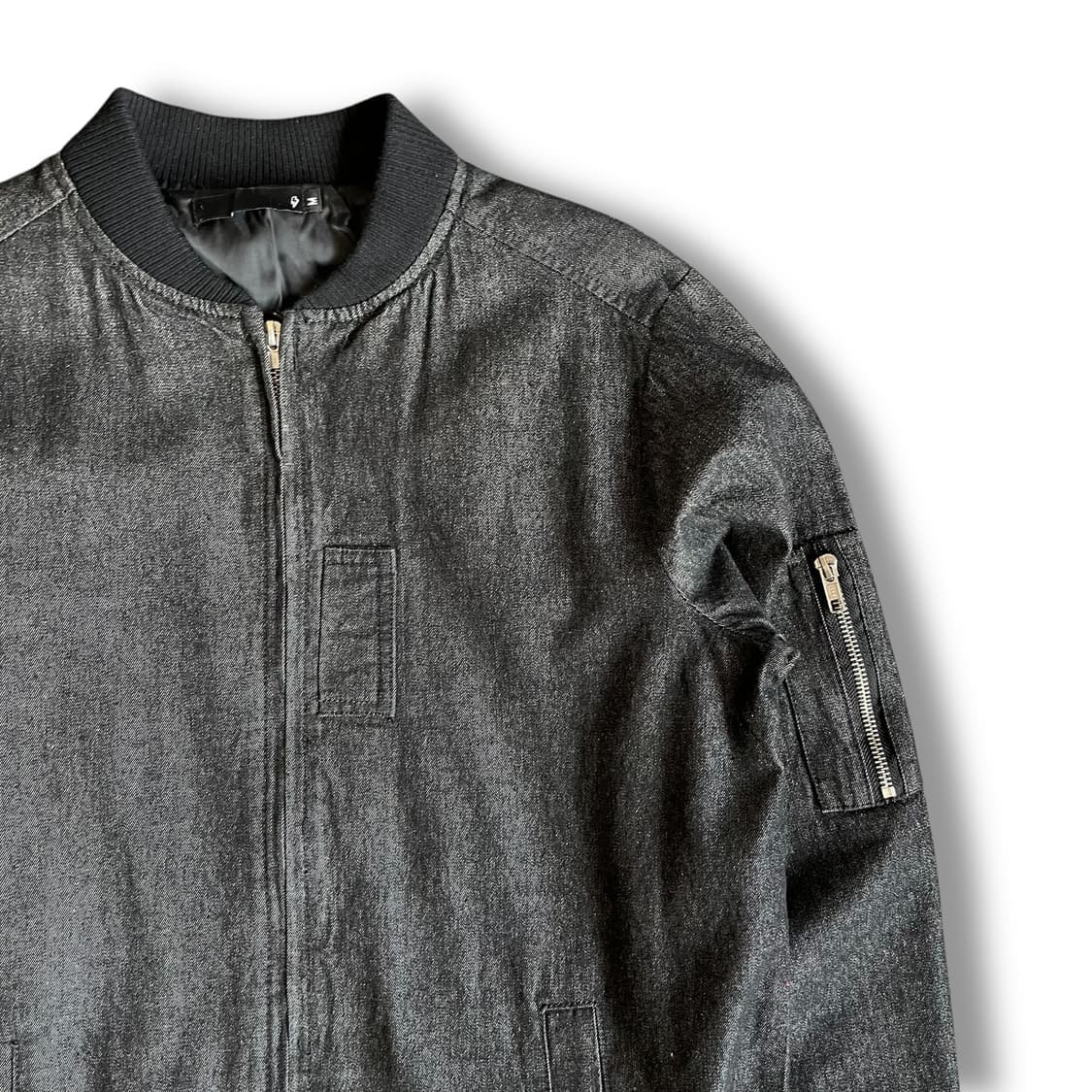JPN 흑청 생지 데님 자켓 M 상품이미지3