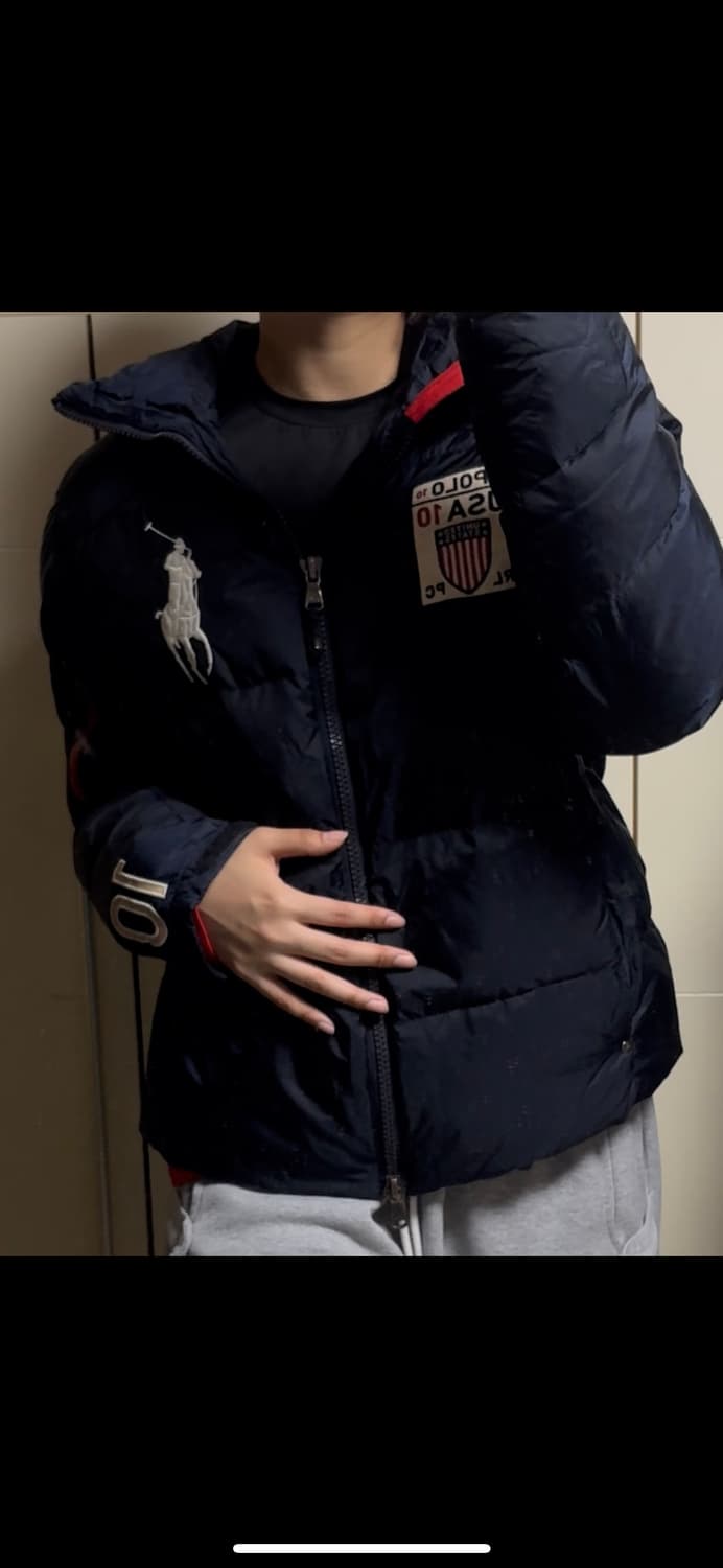 폴로랄프로렌 성조기 빅포니 패딩 네이비 상품이미지1