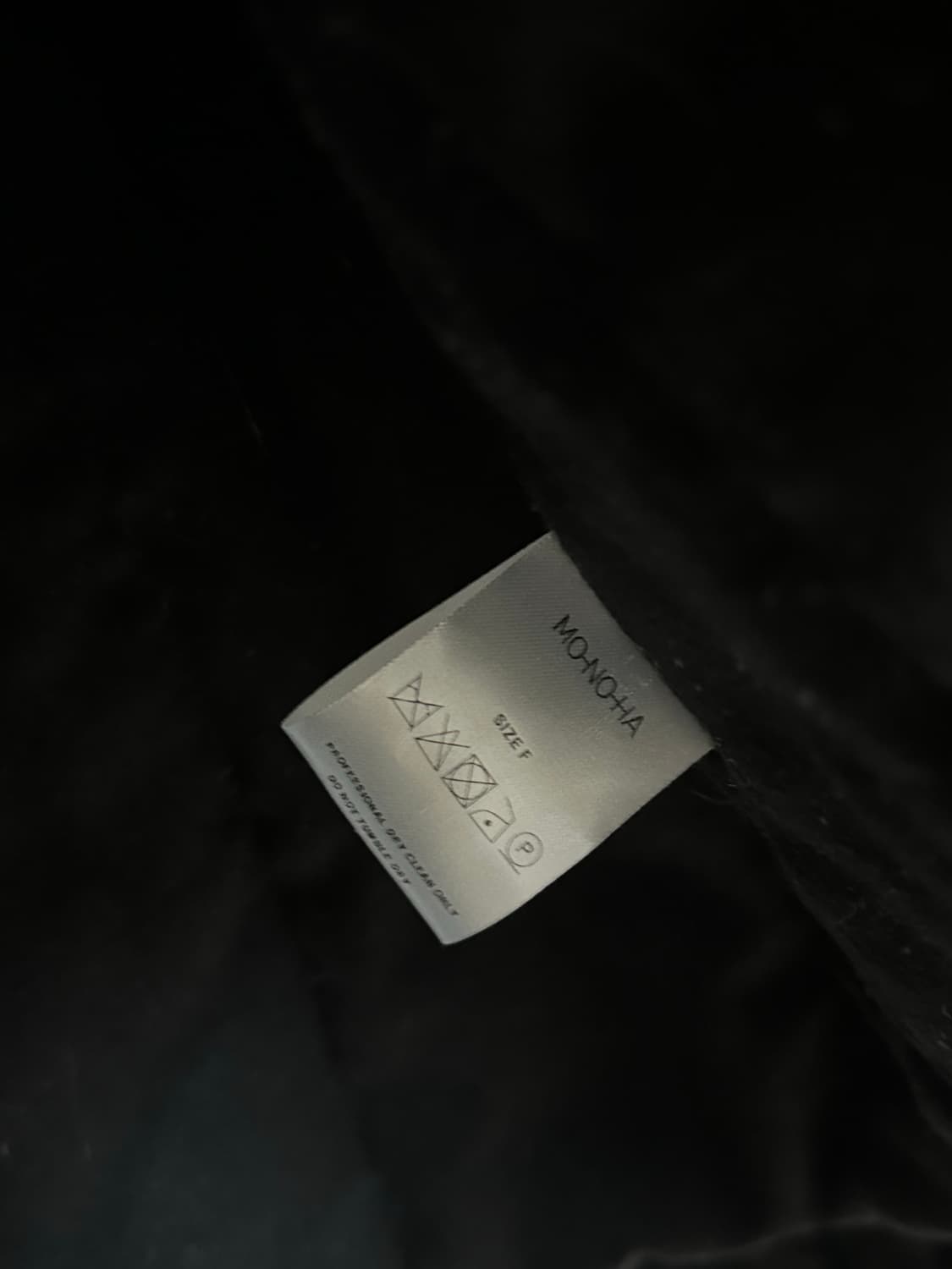 모노하 코티드 코튼 워크자켓 블랙 상품이미지5