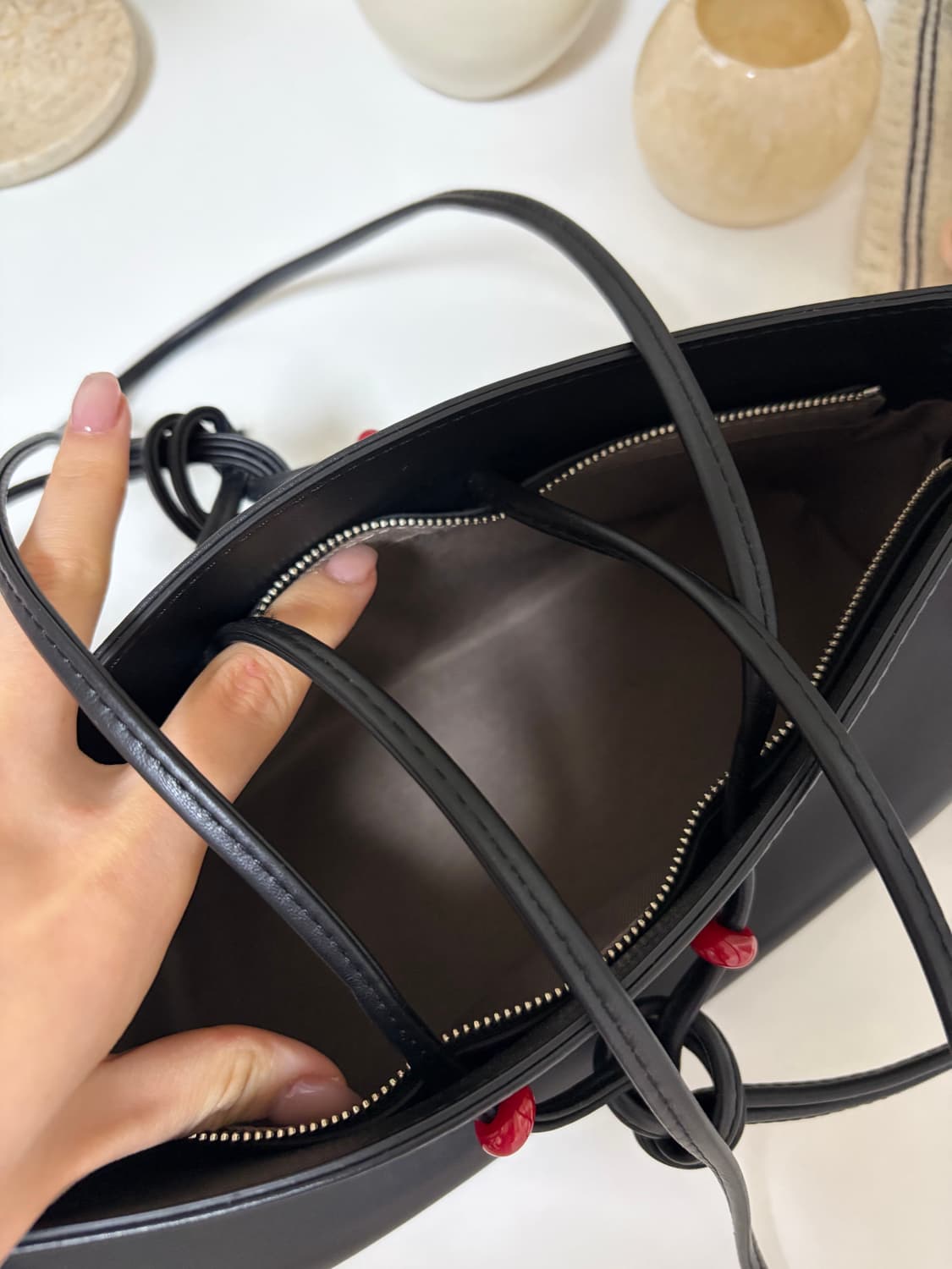 inursummer Bud Bag 블랙 숄더백 상품이미지4