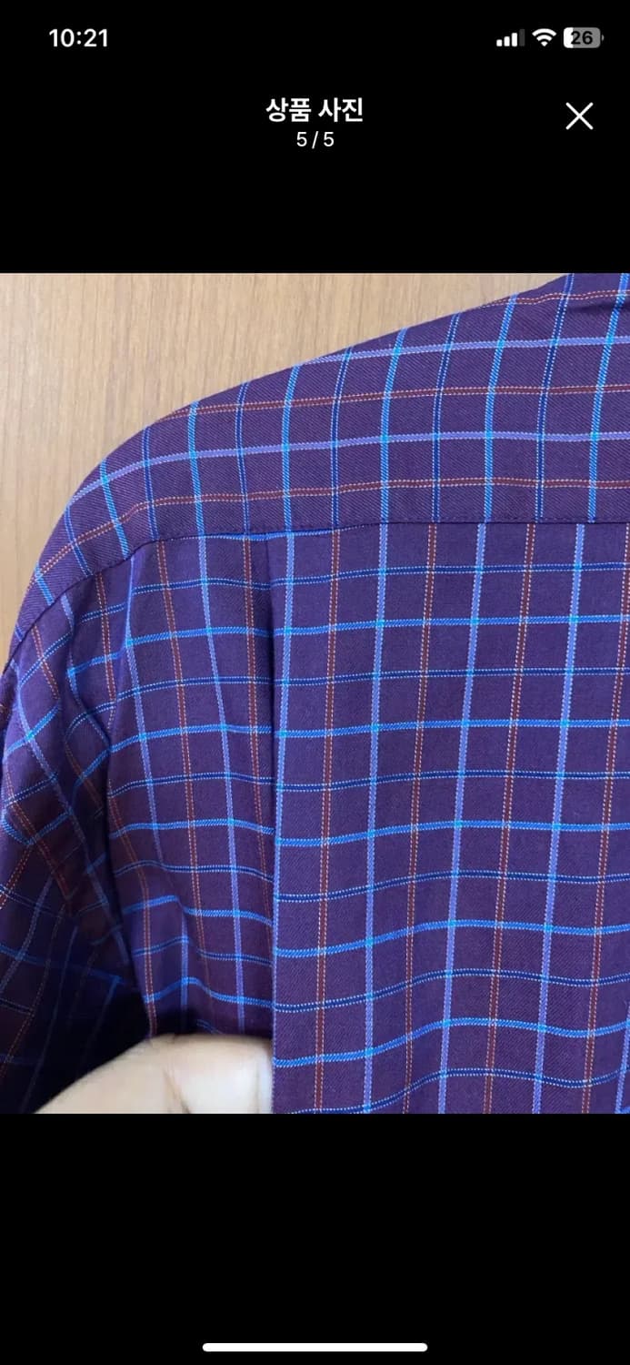 [Paul Stuart] 폴스튜어트 뉴욕 코트 체크 셔츠 S사이즈 상품이미지5