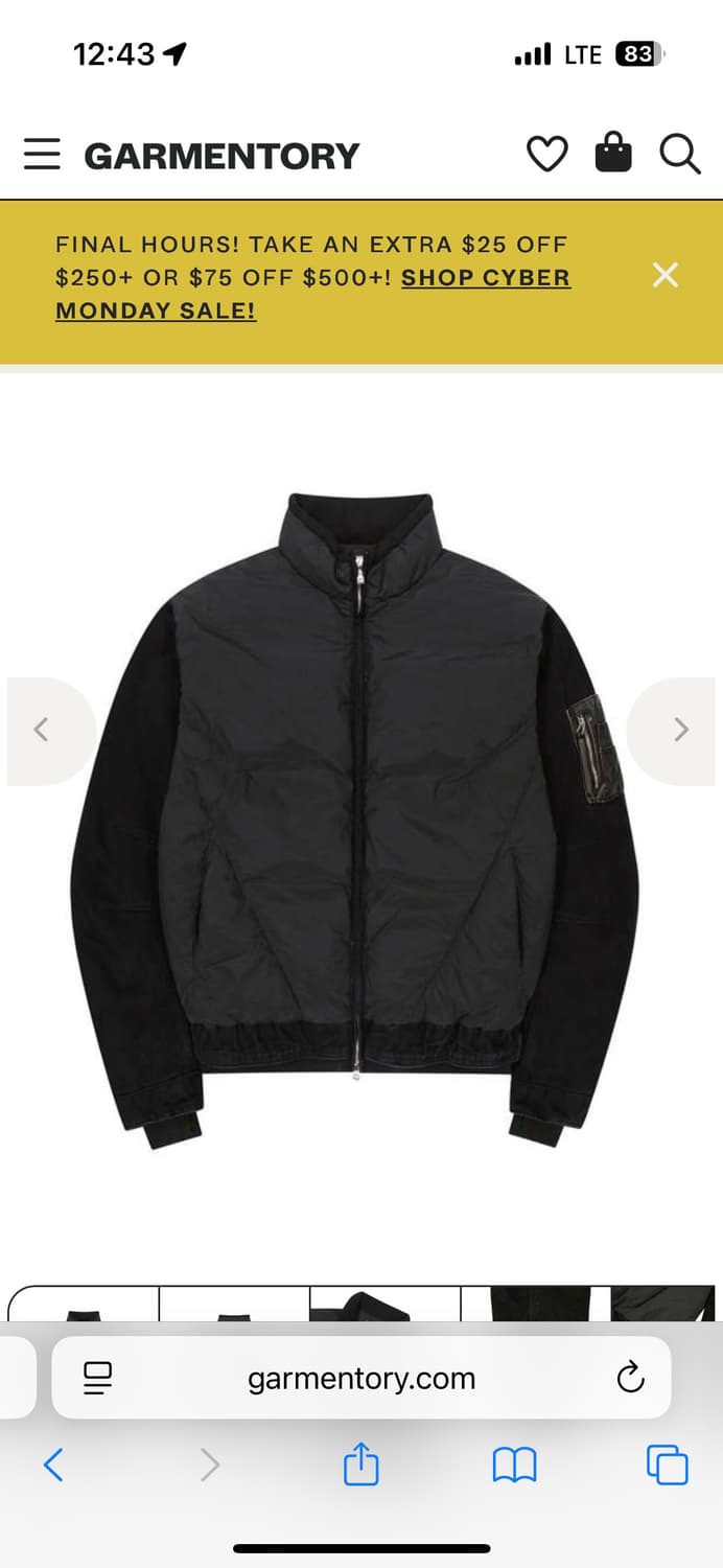 엑슬림 다운자켓(Ep8 01 down jacket) M 구매합니다 상품이미지1