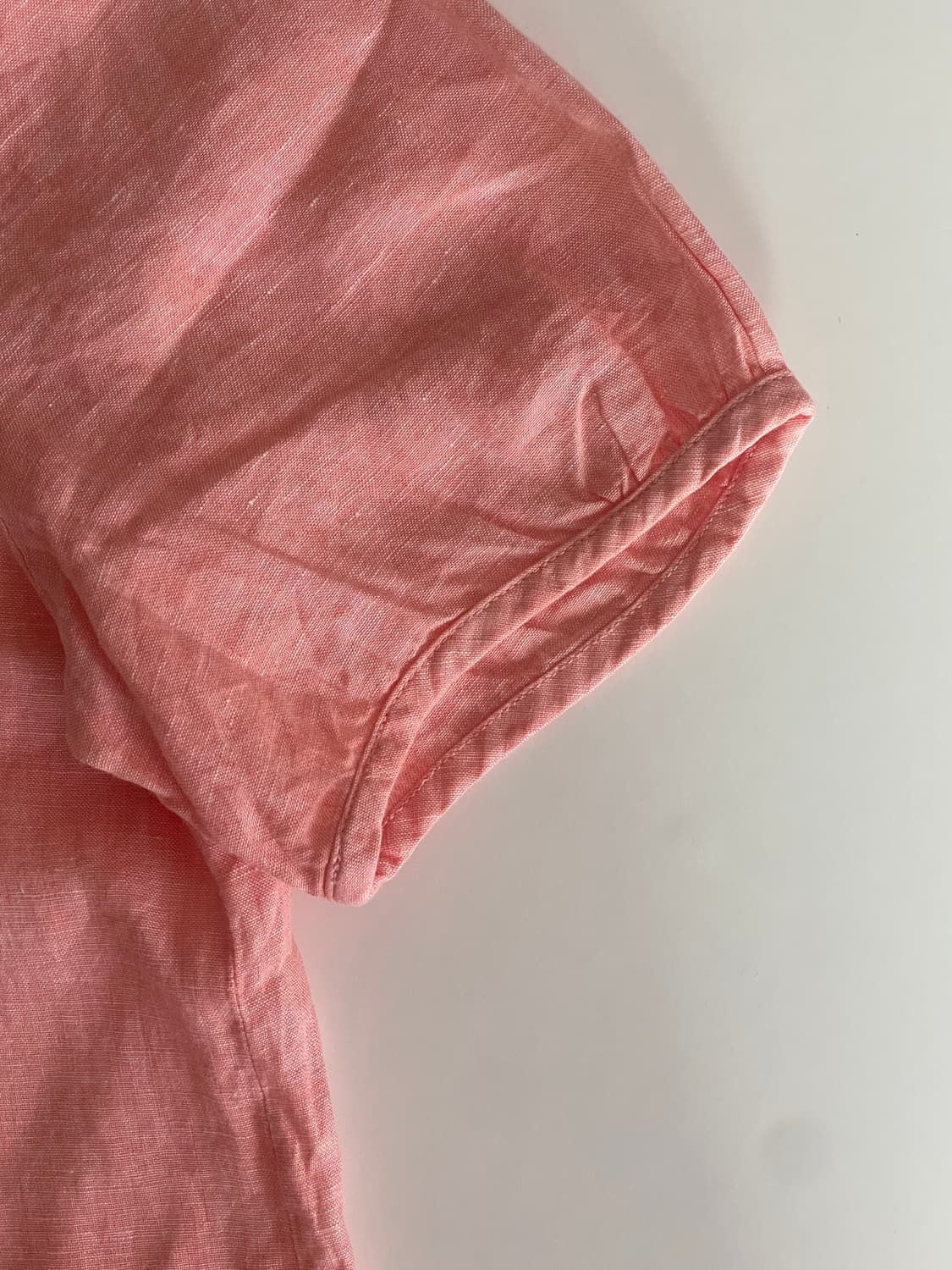 McGREGOR Linen half Shirt - pink 상품이미지2