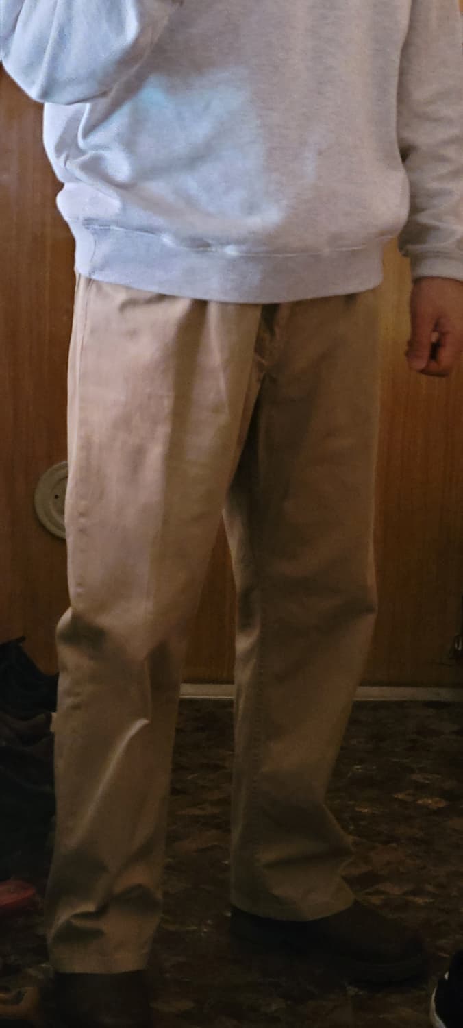 폴로 '어센틱 던가리' 가죽탭 치노팬츠 90's 상품이미지1