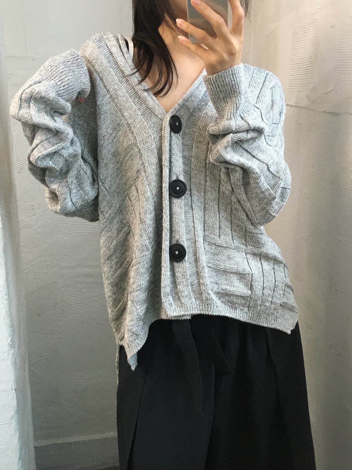 Vivienne Westwood 비비안웨스트우드 그레이 숄카라 보카시 가 상품이미지3