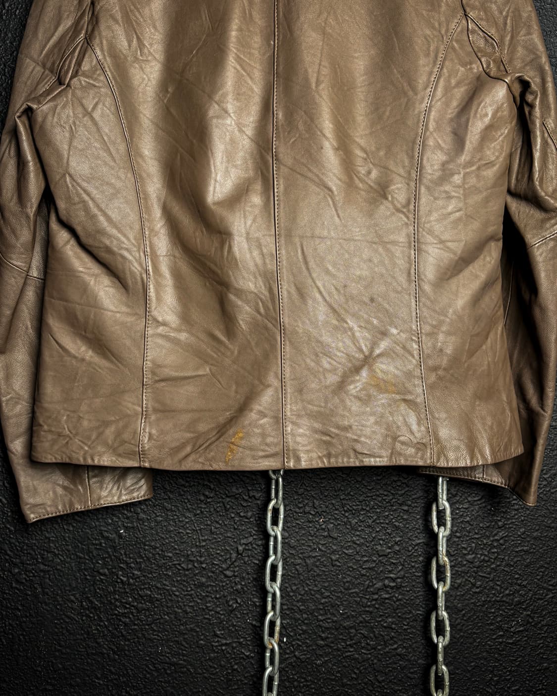 Sheep leather Fur Collar Jacket 상품이미지7