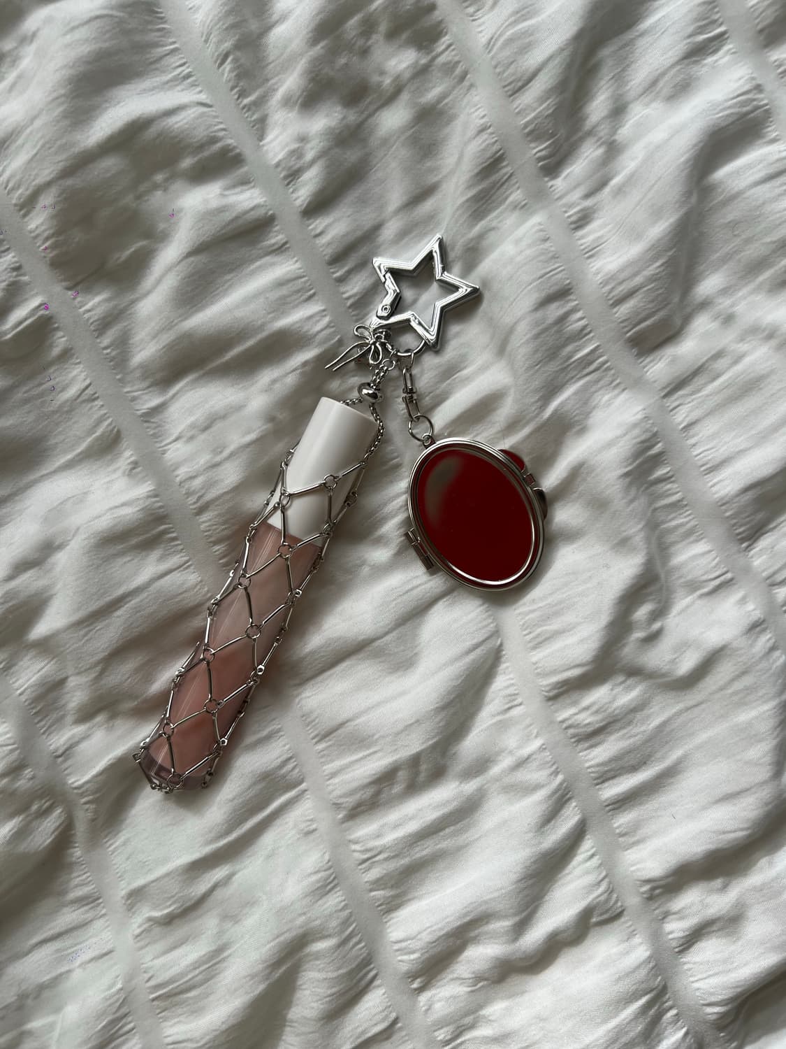 키링 립스틱 홀더 + 거울 세트 상품이미지4