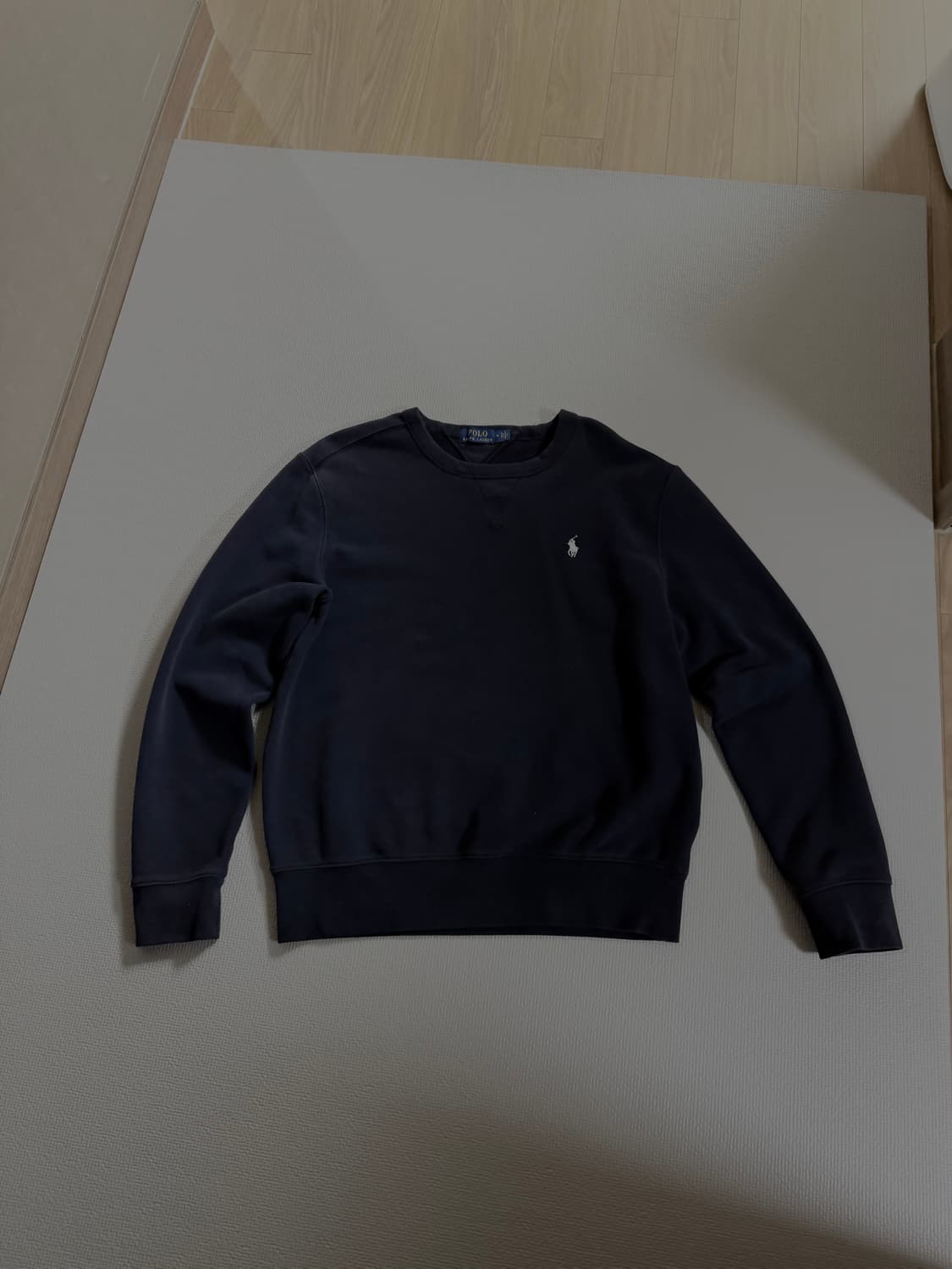 폴로 화이트포니 맨투맨 네이비 상품이미지1