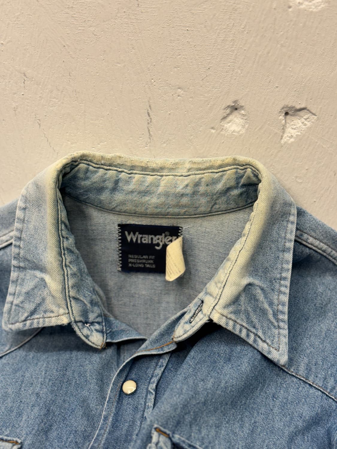 USA Wrangler Western Denim Shirt 상품이미지6