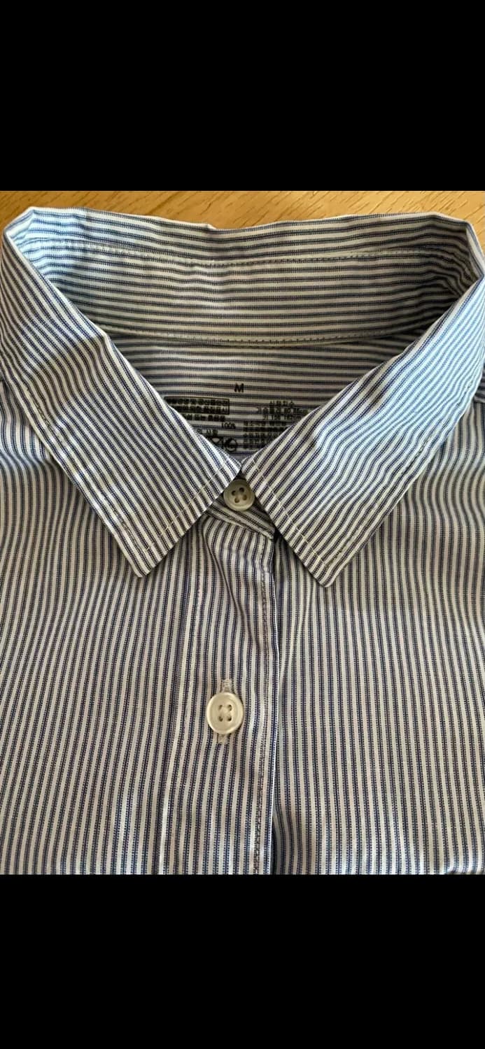 무인양품 스트라이프셔츠 상품이미지1