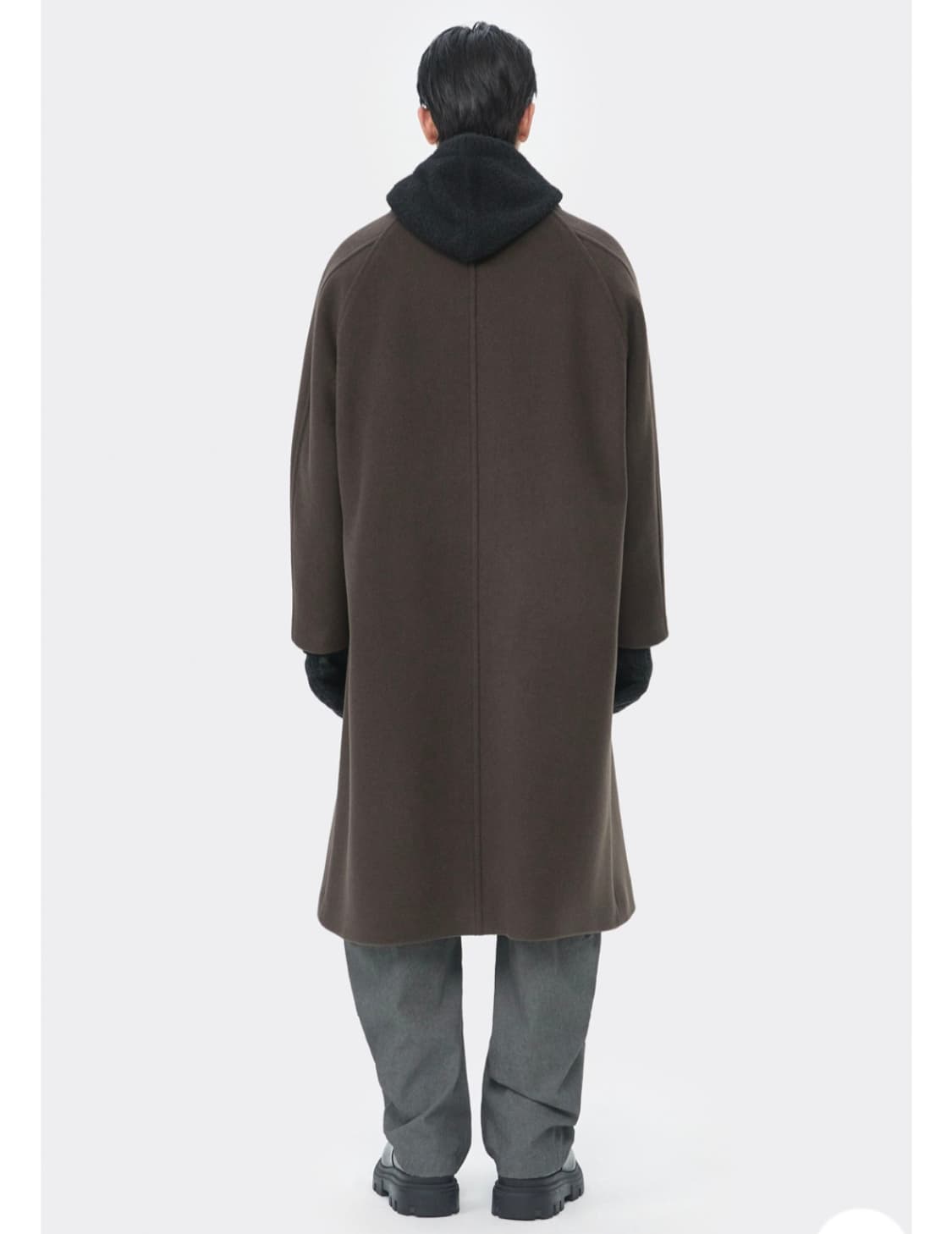 25FW 커스텀멜로우 캐시미어 오버사이즈 발마칸코트 브라운 상품이미지2