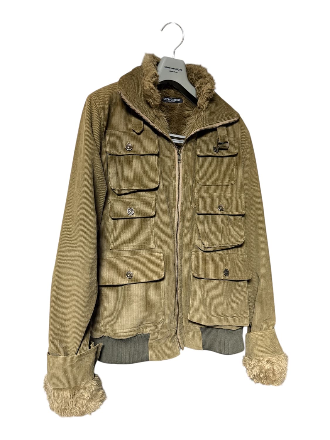 00‘s 돌체앤가바나 코듀로이 밀리터리 멀티 포켓 자켓 상품이미지1