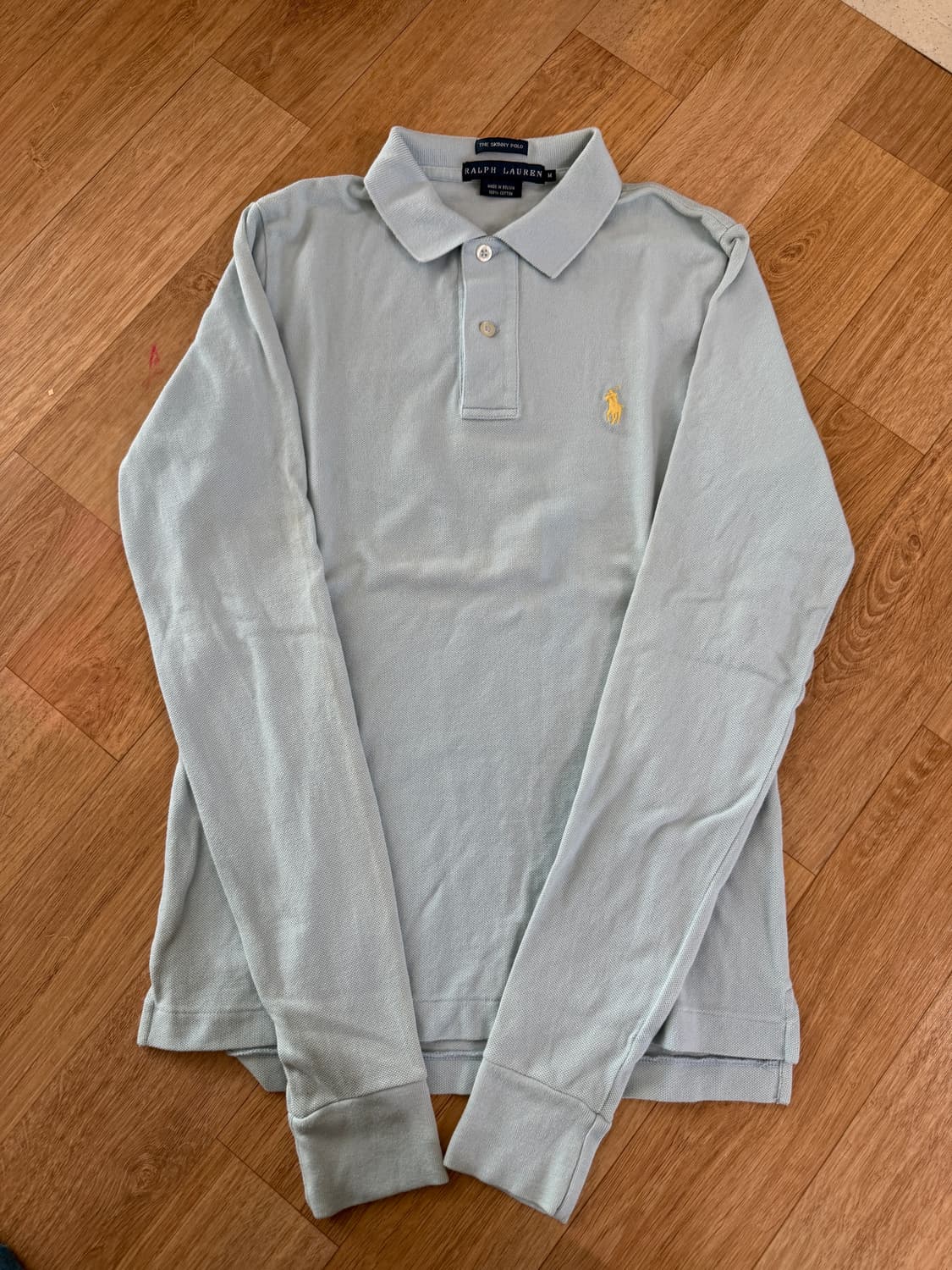 스키니 폴로 랄프로렌 여성 긴팔 카라티 M 상품이미지1