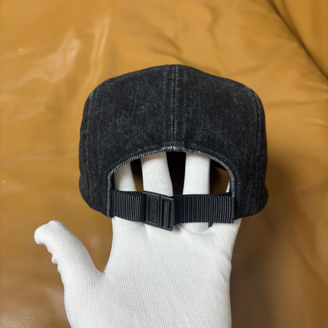 슈프림 캠프캡 모자 박스로고 데님 블랙 상품이미지7