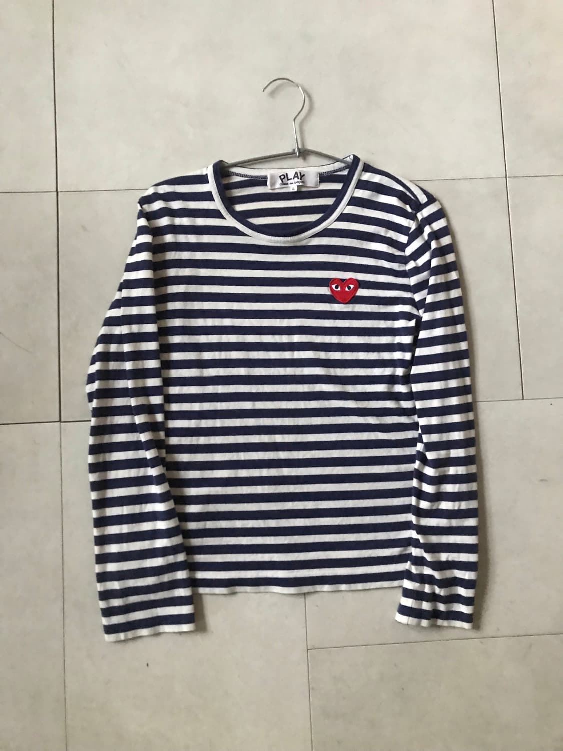 꼼데가르송 네이비 스트라이프 롱슬리브 상품이미지8