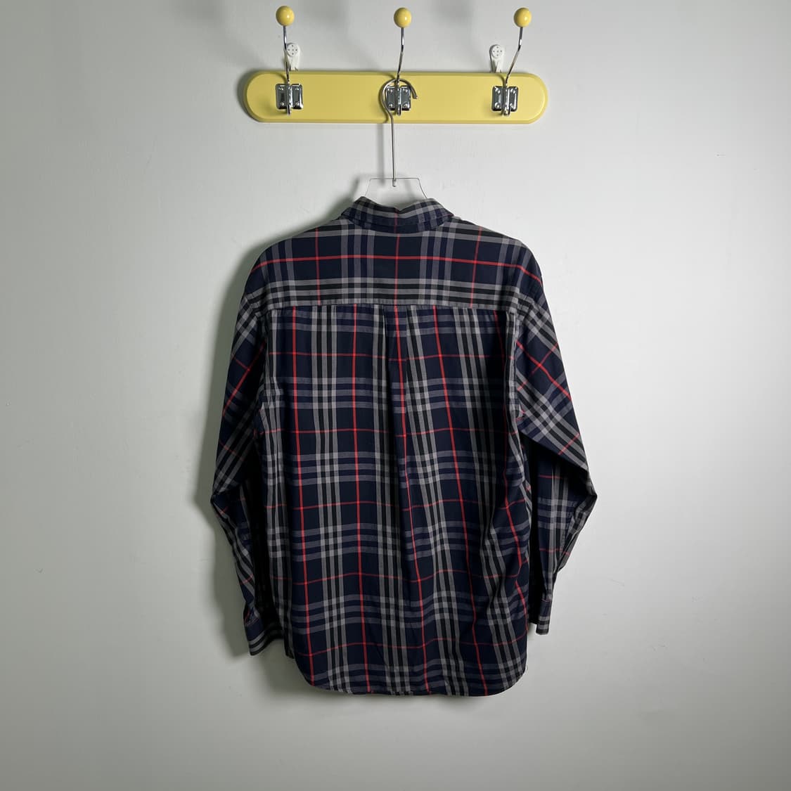 버버리 빈티지 노바 체크 셔츠 M 상품이미지2