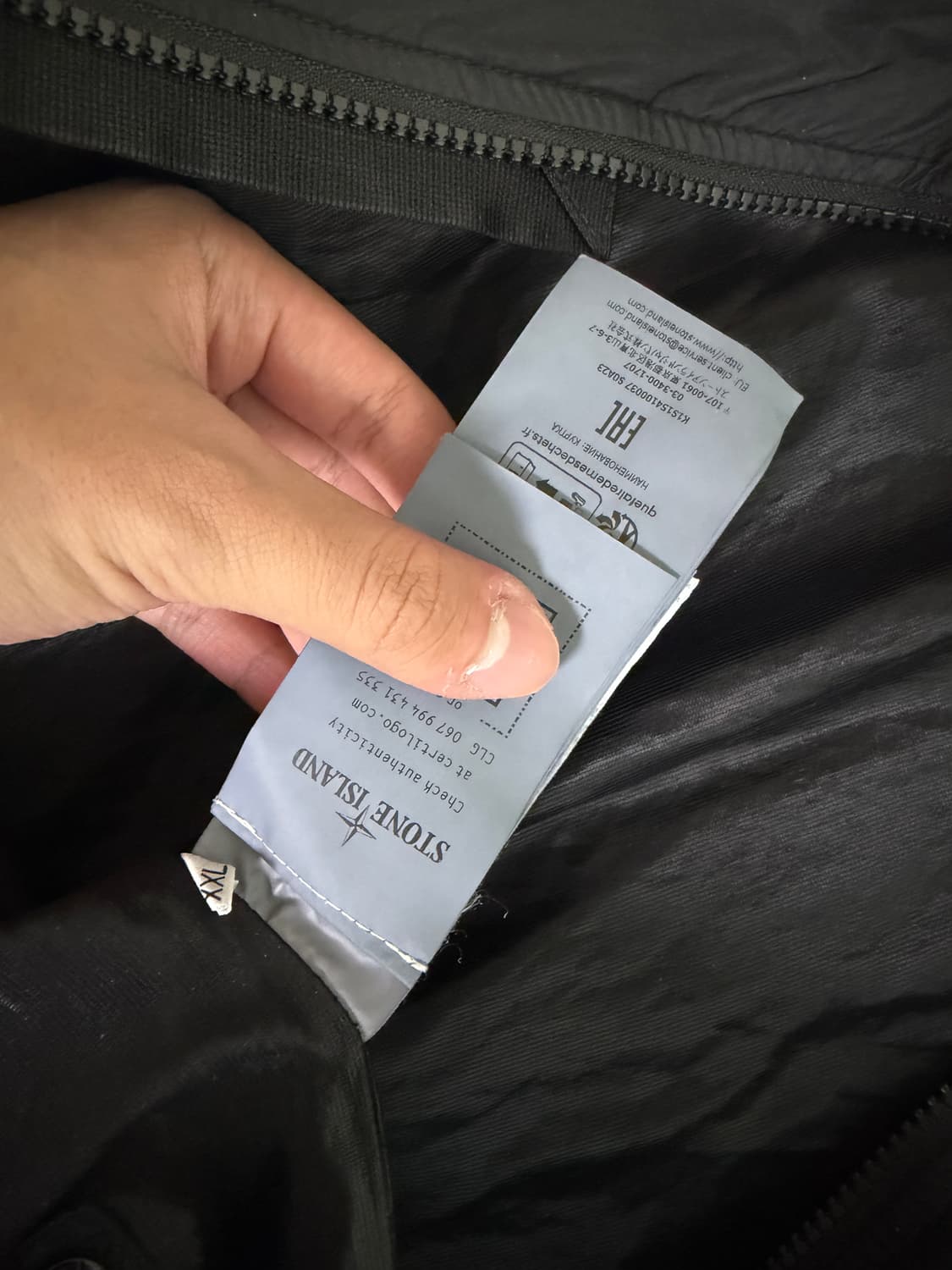 스톤아일랜드 25ss 크링클랩스 바람막이 논후드 상품이미지2