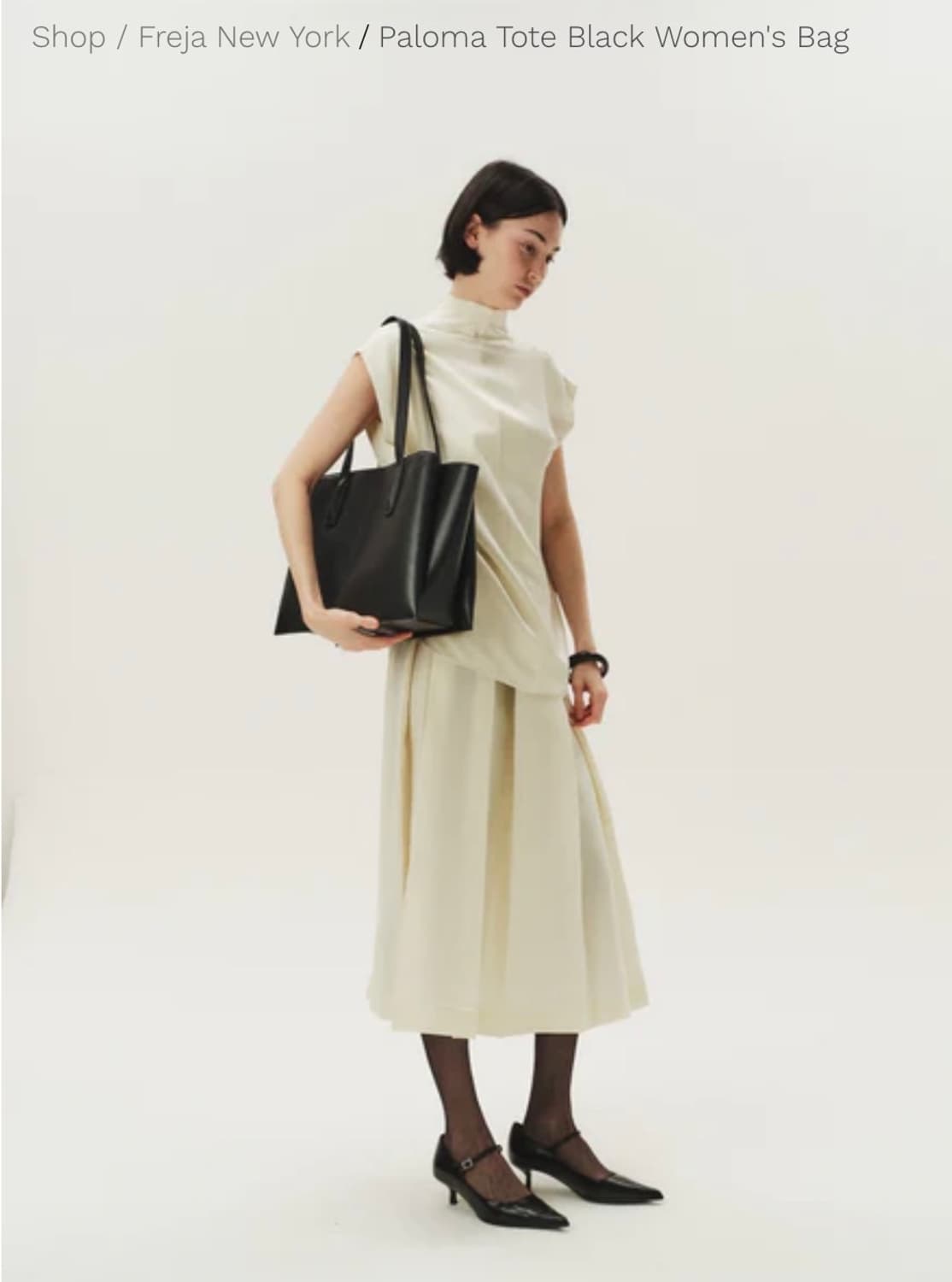 FREJA NEW YORK-Paloma Tote Black 상품이미지3