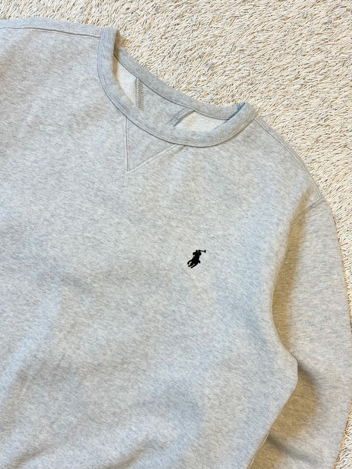 폴로 랄프로렌 신형 블랙포니 플리스 맨투맨 그레이 상품이미지2