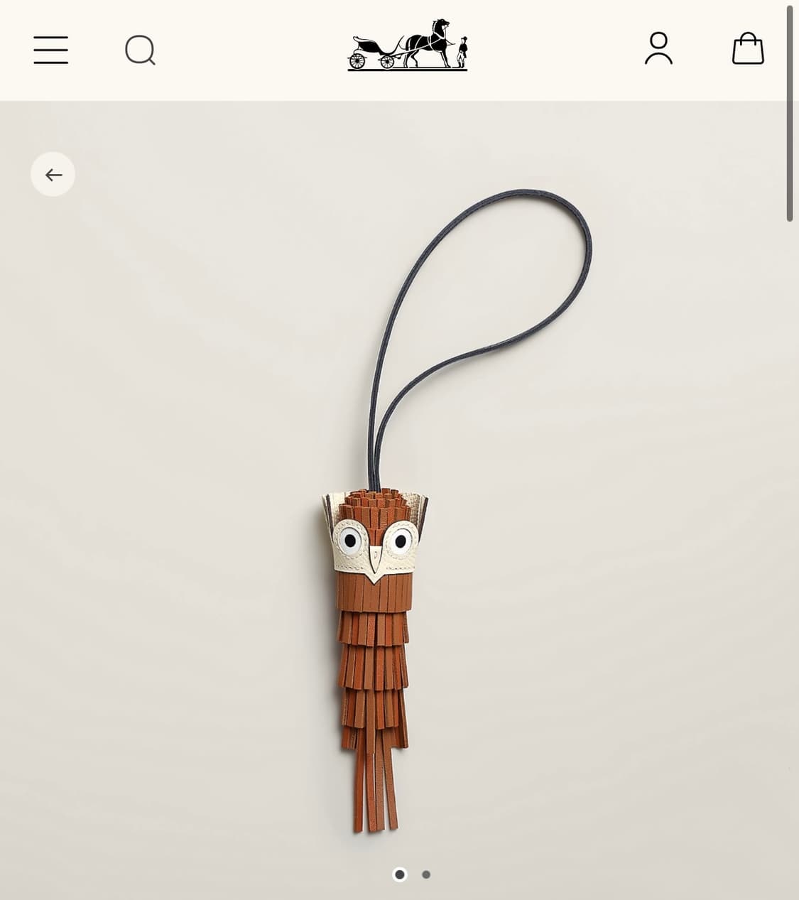 에르메스 슈에뜨 백참 상품이미지2