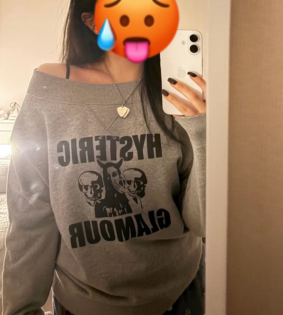 히스테릭 글래머 evil skull 맨투맨 3way 상품이미지1