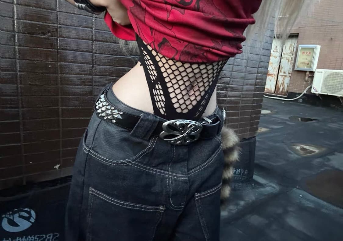 DND4DES 스터드 벨트 상품이미지1