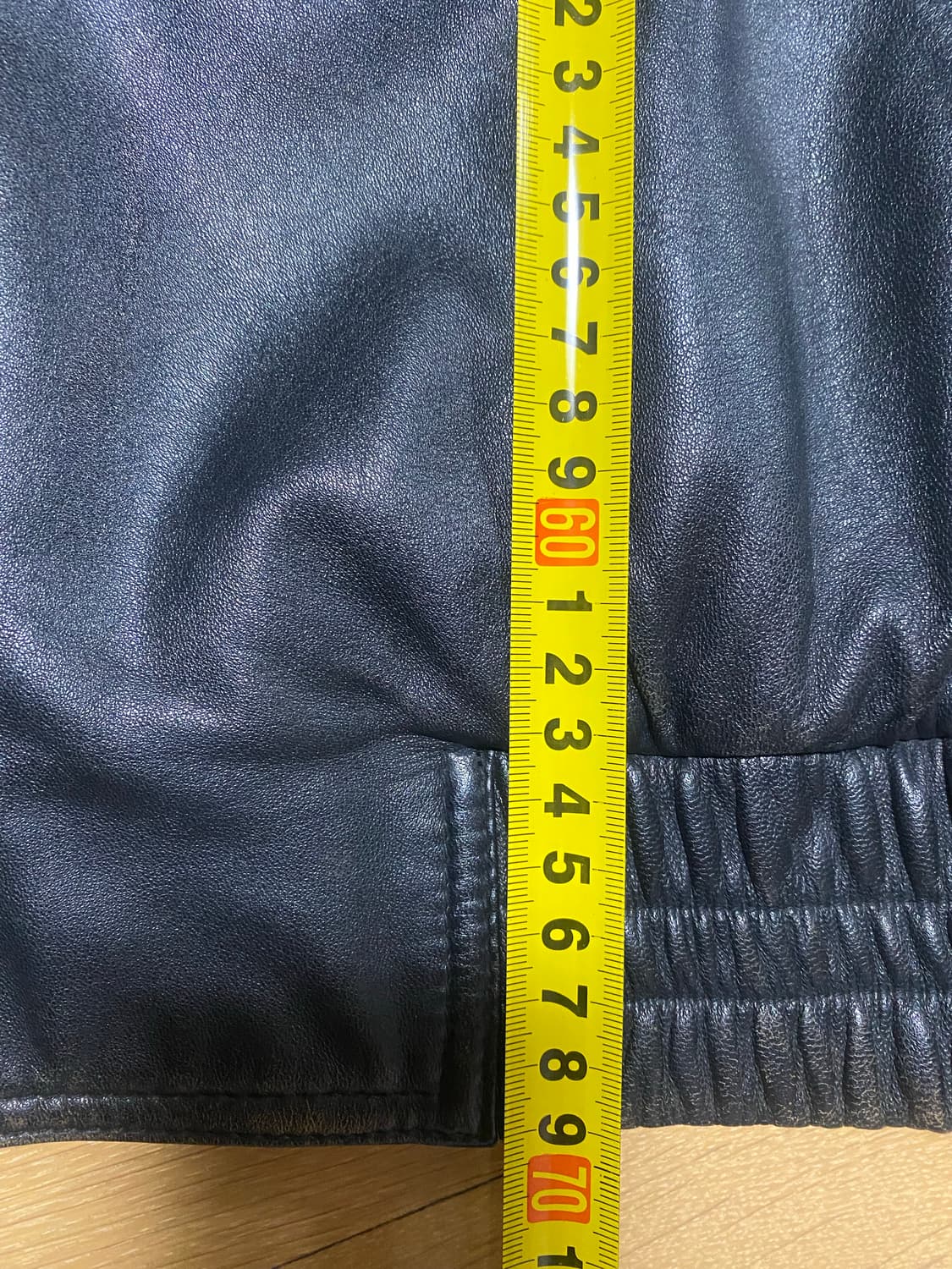 YSL 입생로랑 가죽 자켓 레더 자켓 105 XL 정품 양가죽 상품이미지9