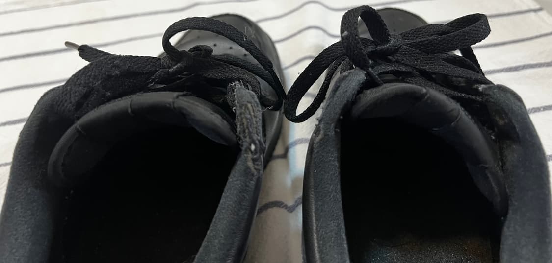 나이키 슈프림 에어포스 블랙 상품이미지7