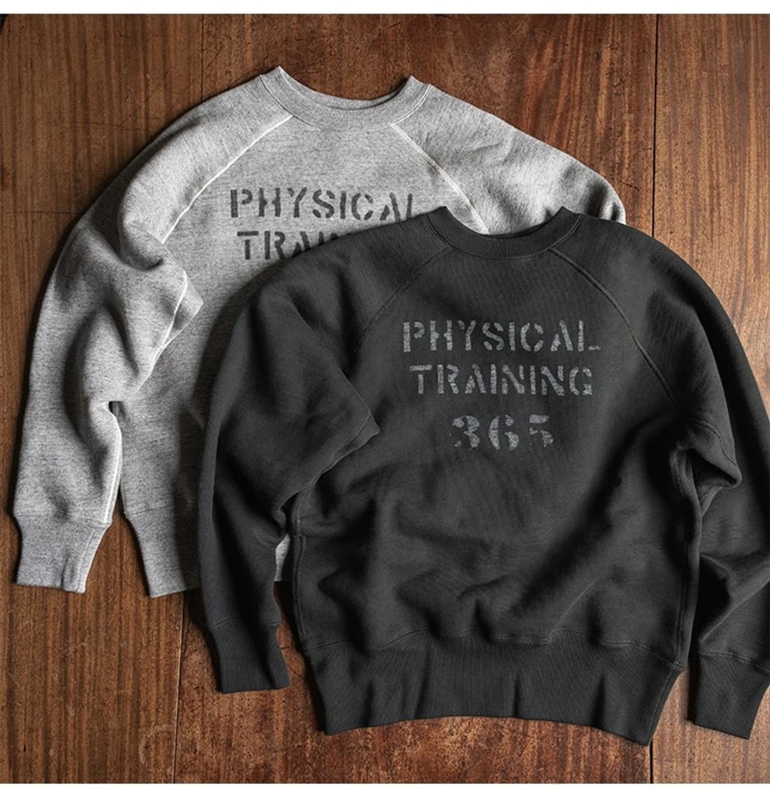 브론슨 피지컬 트레이닝 기모 워싱 맨투맨 38 신품 상품이미지1