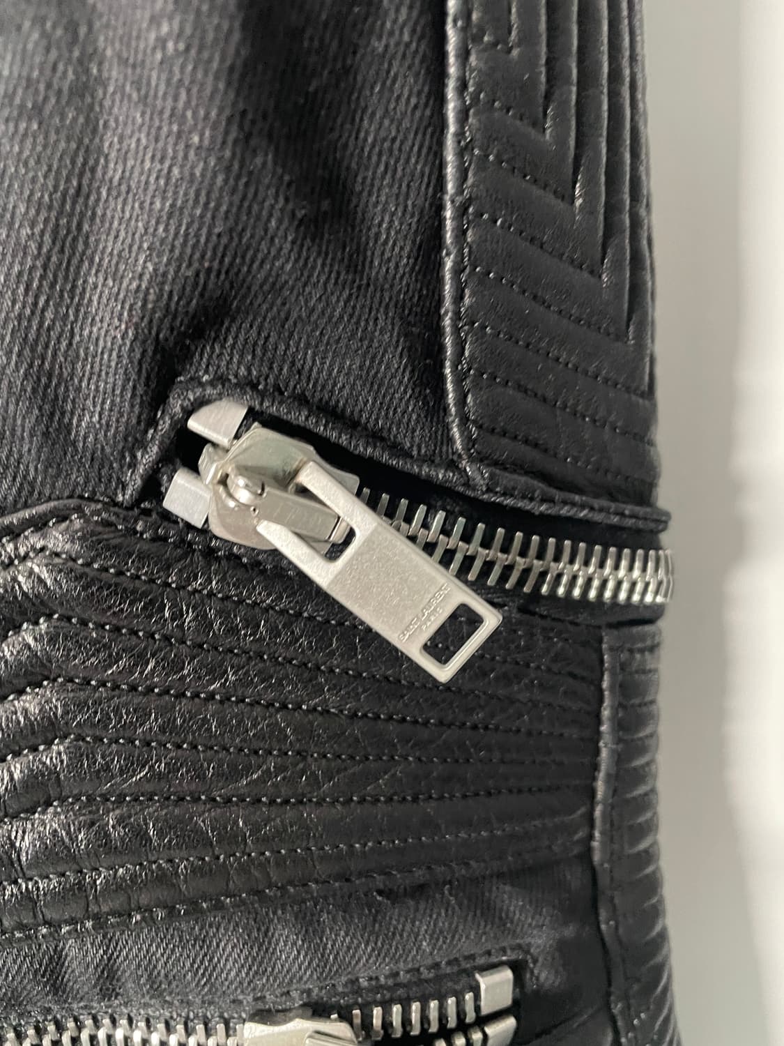 15s 생로랑 슬림핏 레더패널진 (onp.72)   상품이미지6