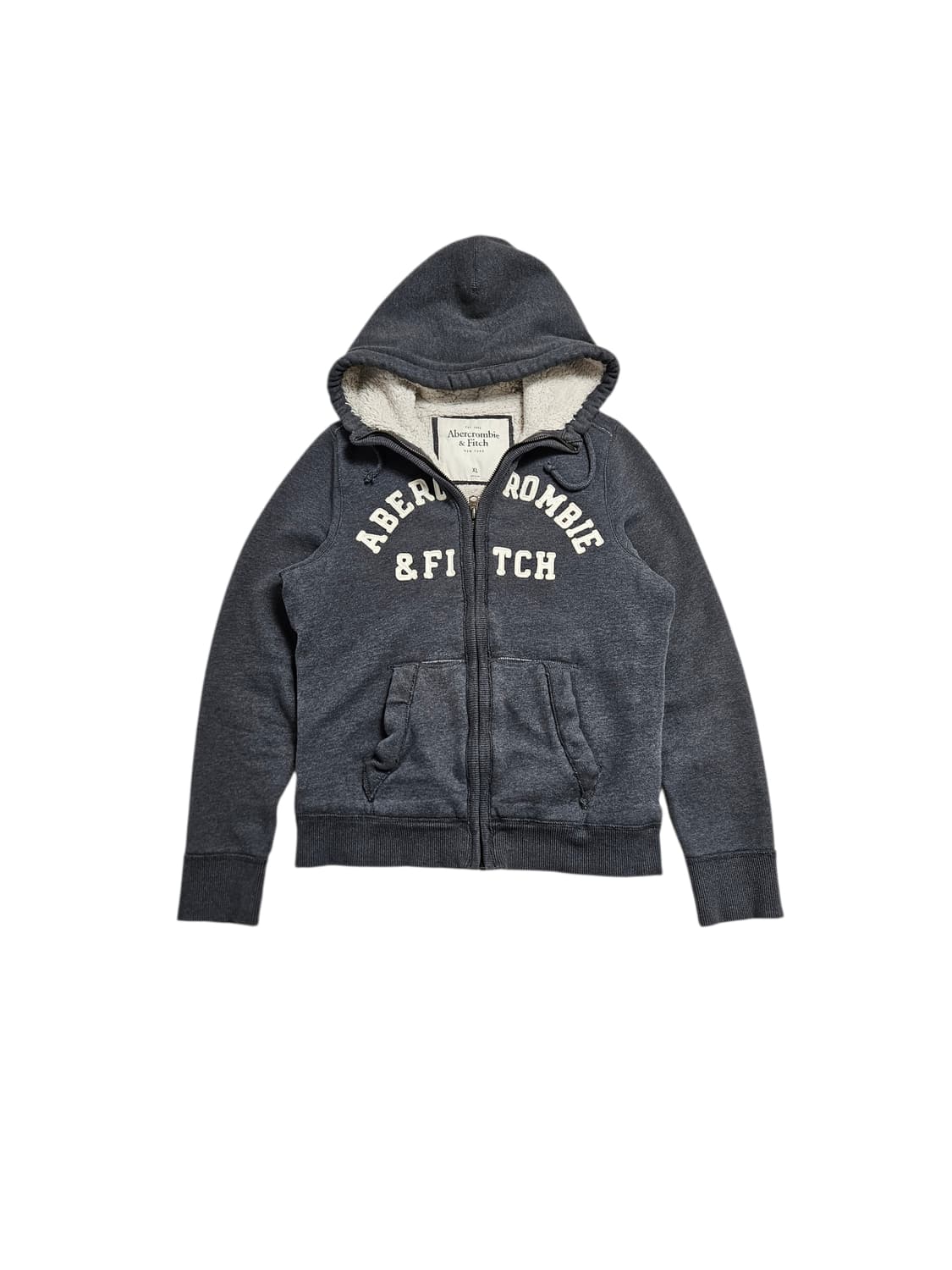 아베크롬비 기모 후드 집업 그레이 상품이미지1