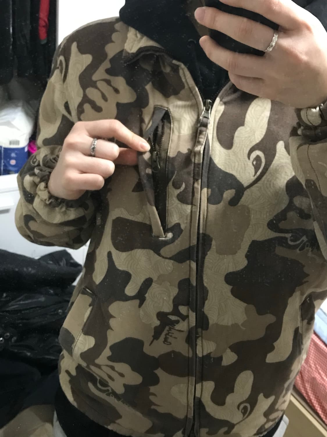 퀵실버 밀리터리 봄버자켓 상품이미지4