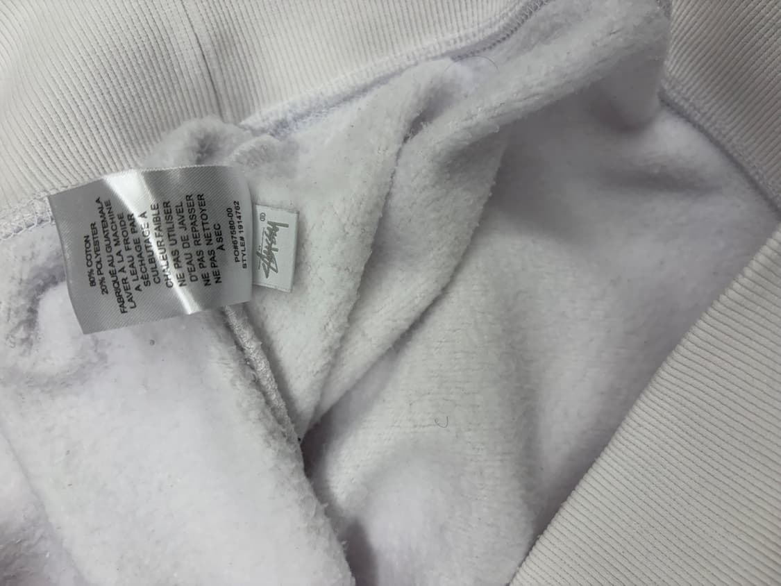 [M] 스투시 화이트 기모 맨투맨 상품이미지5